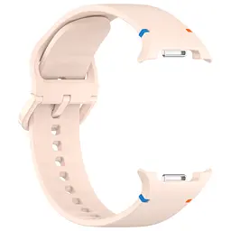 Силіконовий ремінець на смарт годинник Samsung Galaxy Watch 8 40mm/8 Classic 46mm/8 44mm, Silicone, light pink, зі зручною застібкою, на фітнес браслет, ArmorStandart (ARM86866) - мініатюра 4