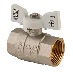 Кран кульовий Koer 1" ГГМ (KR.217.W) білий KR0180