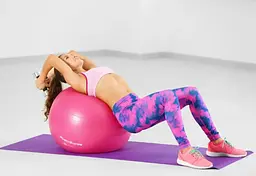 М'яч для фітнесу (фітбол) Power System PS-4013 Ø75 cm PRO Gymball Pink (4013PI-0) - мініатюра 6