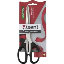 Ножиці офісні Axent Ultra 19см чорні (10) 6211-01 - мініатюра 1