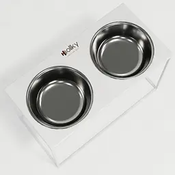 Hollky Base XXL40 — миски на підставці для дуже великих собак (2 × 2,8 л) - мініатюра 9