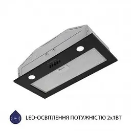 Вбудована витяжка Minola HBI 52621 BL GLASS 700 LED - мініатюра 5