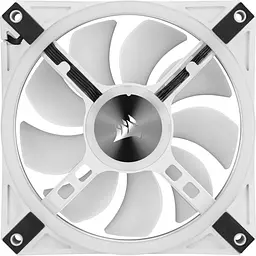 Вентилятор Corsair iCUE QL120 RGB, 120x120x25мм, 4-pin PWM, белий (CO-9050103-WW) - мініатюра 4