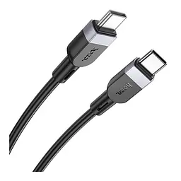 Кабель синхронізації Hoco X109 Silicone 60W/3A Type-C to Type-C 1m Black (35920_3605824) - мініатюра 4
