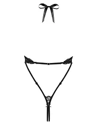 Боді Obsessive 830 S/M чорний - мініатюра 4