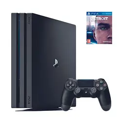 Консоль Sony PlayStation 4 PRO 1TB CUH 70-71 Black обслугована + Геймпад бездротовий DualShock 4 + Detroit: Become Human + гарантія б/в