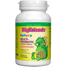 Пробіотики Natural Factors BigFriends Multi-Probiotic Powder 3 Billion 60 г