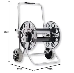 Візок для поливального шланга Claber Metal Profy 8895 (1/2-165 м) - мініатюра 3