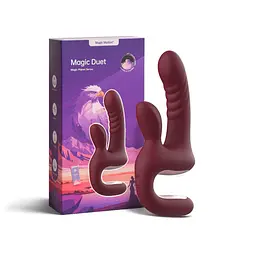Пульсатор Magic Motion Magic Duet Bordeaux Смарт- - миниатюра 2