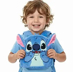 Дитячий м’який рюкзак Стіч Lilo Stitch з вушками - мініатюра 6