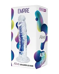 Прозорий фалоімітатор Alive Jelly Dildo Empire Alive SO5554 92069 - мініатюра 2