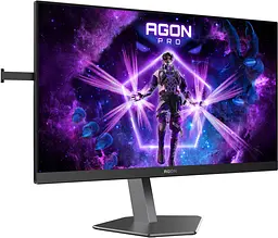 TFT 24.5" AOC AG256FS, Fast IPS, 390Гц, 2xHDMI, DP, USB-hub, HAS, Pivot, чорний - мініатюра 2