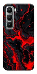 TPU чохол Demsky Black red marble для Infinix Hot 60 Pro