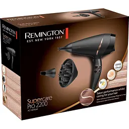 Фен Remington Supercare PRO 2200 AC7200 чорний - мініатюра 7