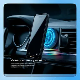 Автомобільний тримач з Бездротовим ЗП Proove Neostorm Qi2 15W, в асортименті - мініатюра 12