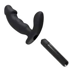 Масажер простати Orion Rebel Cock-Shaped Vibe, 15 см чорний - мініатюра 3