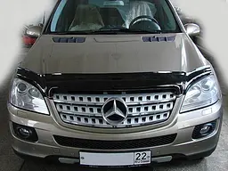 Дефлектор капоту мухобійка Mercedes ML (W164) 2005-2011