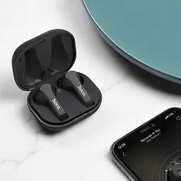 Стереогарнітура Bluetooth Hoco ES34 Black - мініатюра 3