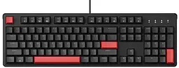 Клавіатура механічна X3 104Key, Keychron Red, USB-A, QMK/VIA, Hot-Swap, EN/UKR, RGB, чорний Lemokey teh0013912