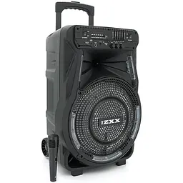 Портативна колонка з підсвіткою ZXX M7373 100W, Bluetooth-мікрофон, акумулятор 3600mAh - мініатюра 2