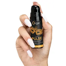 Смоктайзер (гель з ефектом посмоктування) для клітора Orgie Liquid Pulse 15 мл (крижана карамель) - мініатюра 3