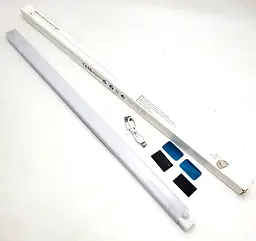 Акумуляторна LED лампа 4W з датчиком руху та регулюванням яскравості світильник з магнітами ліхтар 50см універсальне підсвічування UKC холодне світло