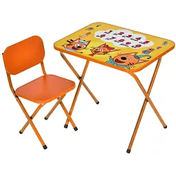 Дитячий столик складаний зі стільчиком Bambi M 5965-7 помаранчевий