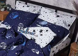 Набір наволочок Moon&Star Ranforce Elite Cosmos 50х50 см 2 шт - мініатюра 2