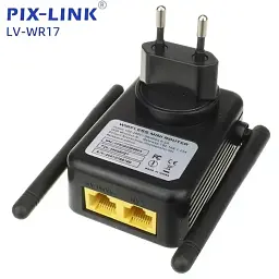 Ретранслятор Wi-Fi Pix-Link LV-WR17 підсилювач сигналу Black (17606) - мініатюра 4