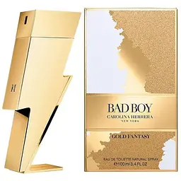 Туалетна вода Carolina Herrera Bad Boy Gold Fantasy 100 мл