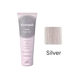 Тонувальна маска для волосся Inebrya Kromask Silver Argento срібло 250 мл - мініатюра 2