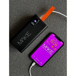 Повербанк Make 50000 mAh 22.5W PD+QC Black (MPB-501BK) - мініатюра 3