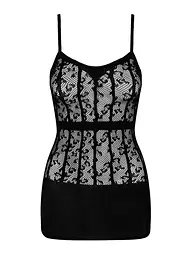 Еротичне плаття Obsessive D605 S/M/L чорний - мініатюра 6