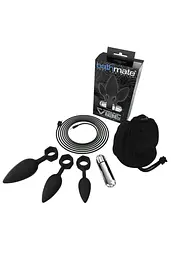 Набір анальних вібропробок Bathmate Anal Training Plugs VIBE, діаметр 2,5 см - 3,1см - 3,8см - мініатюра 4