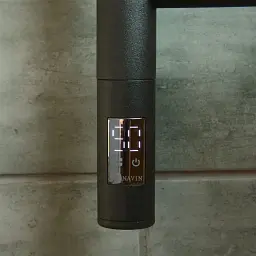 Рушникосушка NAVIN Камелія 480х600 Sensor ліва з таймером, чорний муар - мініатюра 5