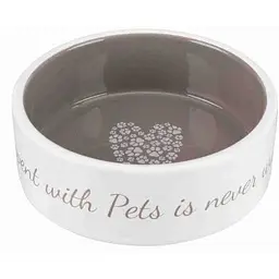 Миска Trixie Pet's Home для собак керамічна 16 см 800 мл бежева