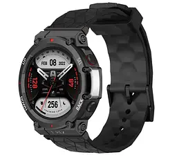 Ремінець Primolux Dimond силіконовий для годинника Xiaomi Amazfit T-Rex 2 (A2169 / A2170) - Black - мініатюра 2