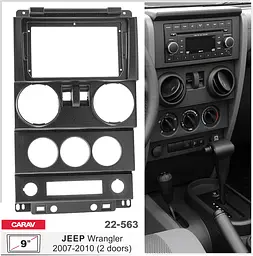 Перехідна рамка Jeep Wrangler Carav 22-563 - мініатюра 3