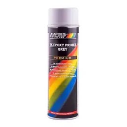Ґрунт для кузова Motip 1K Epoxy Primer сірий аерозоль 500мл(04120)