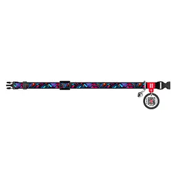Нашийник для котів Waudog Nylon Нескінченні світи з QR паспортом XS 20-30x1 см - мініатюра 2