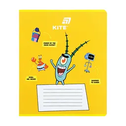 Зошит Kite Sponge Bob, 12 аркушів, лінія (SB26-234), в асортименті - мініатюра 2