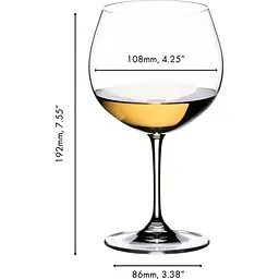 Набір келихів для білого вина Riedel Vinum Chardonnay Montrachet 600 мл 2 шт. (6416/97) - мініатюра 3