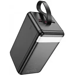 Портативна батарея Hoco J123D 90000mAh Element power bank with digital display чорна 6942007612104 - мініатюра 3