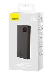 Портативна батарея Powerbank Baseus Adaman Metal Digital Display 20000 mAh 30 W PPAD030001 Black - мініатюра 3