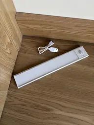 Бездротовий LED світильник під шафу Libtit UC11 23 см з датчиком руху і магнітним кріпленням срібний (SKU-134) - мініатюра 8