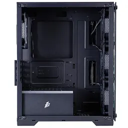 Корпус 1stPlayer X2-M-BK-4F7 Чорний без БЖ - мініатюра 6