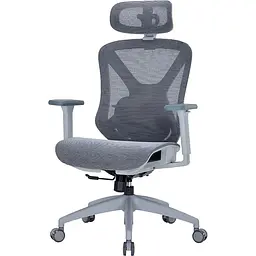 Крісло офісне Officepro Atlas OC630G-DG-DG Gray/Dark Gray (OC630-G-DG-DG) - мініатюра 2