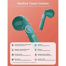 Бездротові навушники Omthing Airfree Pods EO005 зелені - мініатюра 6