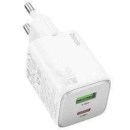 МЗП Hoco N41 Almighty PD20W+QC3.0 (1USB-A/1C) White - мініатюра 3