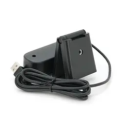 Вебкамера з гарнітурою Q1, 720p, автофокус, пласт. корпус, Black/Silver, Q100 - мініатюра 4